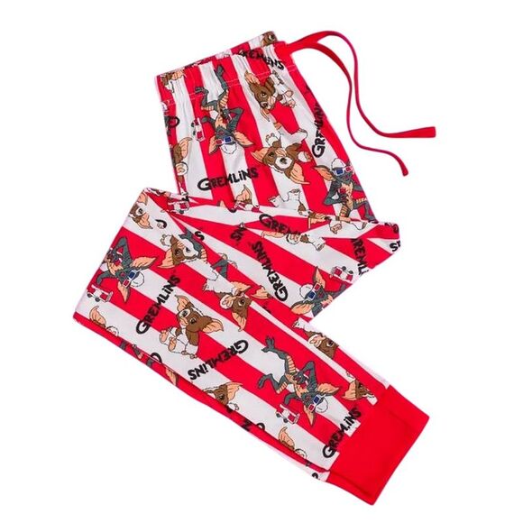 Gremlins Womens/Ladies Movie Night Gizmo Pajama Set / Red/White - Picture 6 of 7